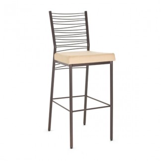 Crescent 49123-USMB Hospitality distressed metal dining stool